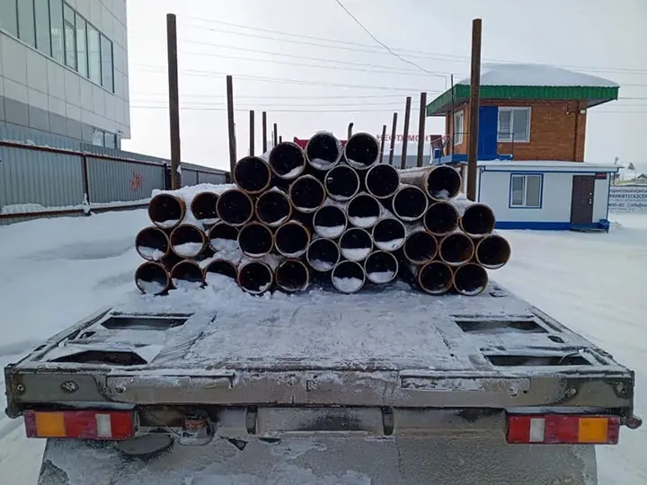 Отгрузка труб 219х10 из Сургута в Новосибирск - фото 2